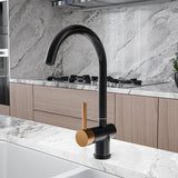 Black High Quality Single Handle Kitchen Bar Faucet Kitchen Taps Living and Home 