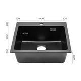Quartz Undermount Kitchen Sink Single Bowl Kitchen Sinks Living and Home 