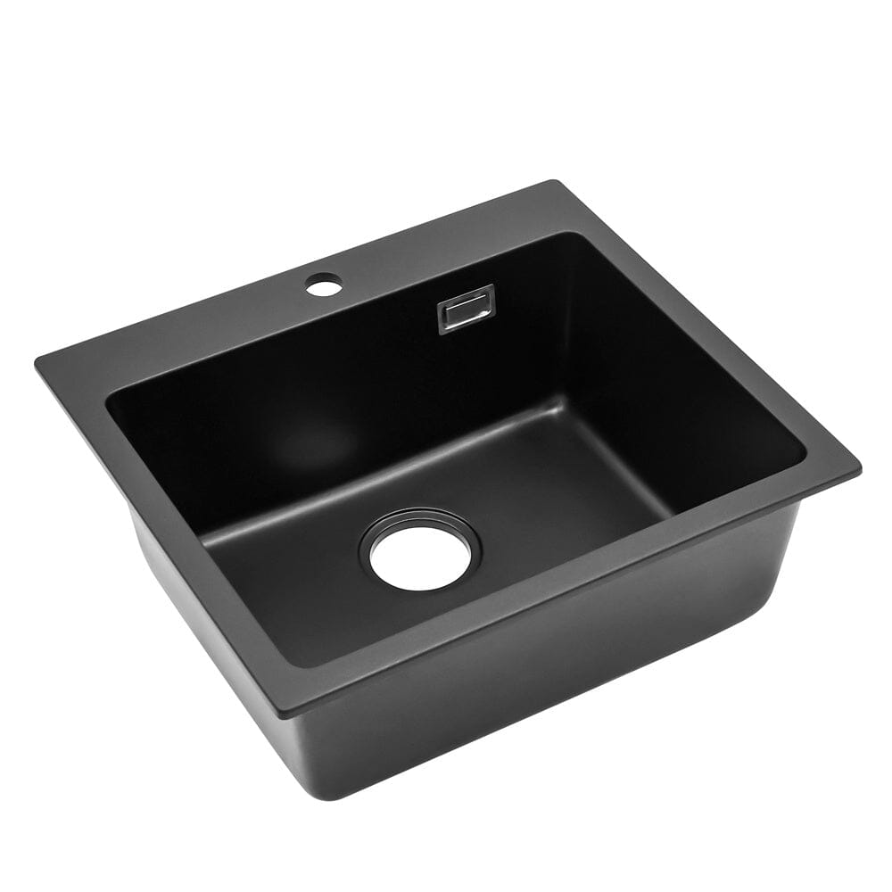 Quartz Undermount Kitchen Sink Single Bowl Living and Home 
