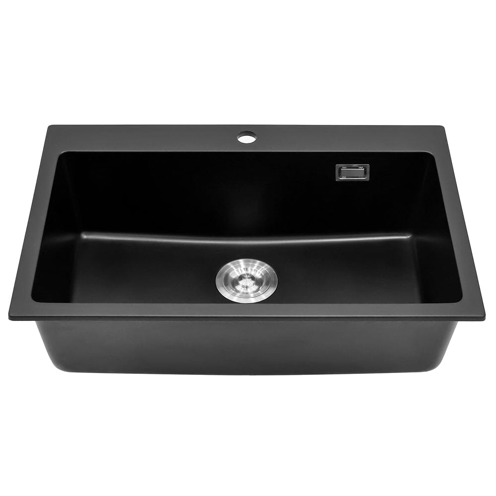 Quartz Undermount Kitchen Sink Single Bowl Kitchen Sinks Living and Home 