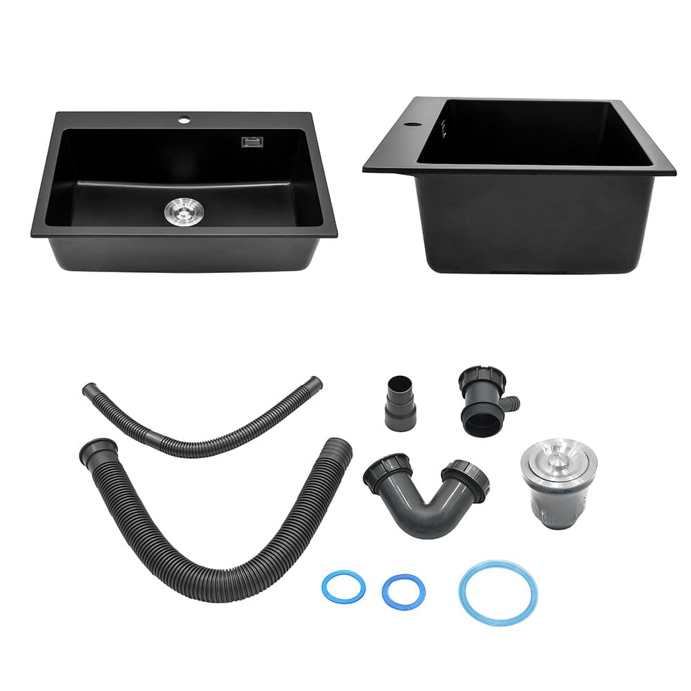 Quartz Undermount Kitchen Sink Single Bowl Kitchen Sinks Living and Home 