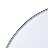 Round Metal LED Mirror with Hanging Strap Bathroom Mirrors Living and Home 