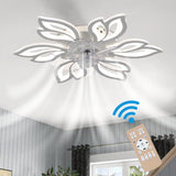 65cm Dia. Modern Flower Shape Ceiling Fan with Light Ceiling Fans Living and Home 