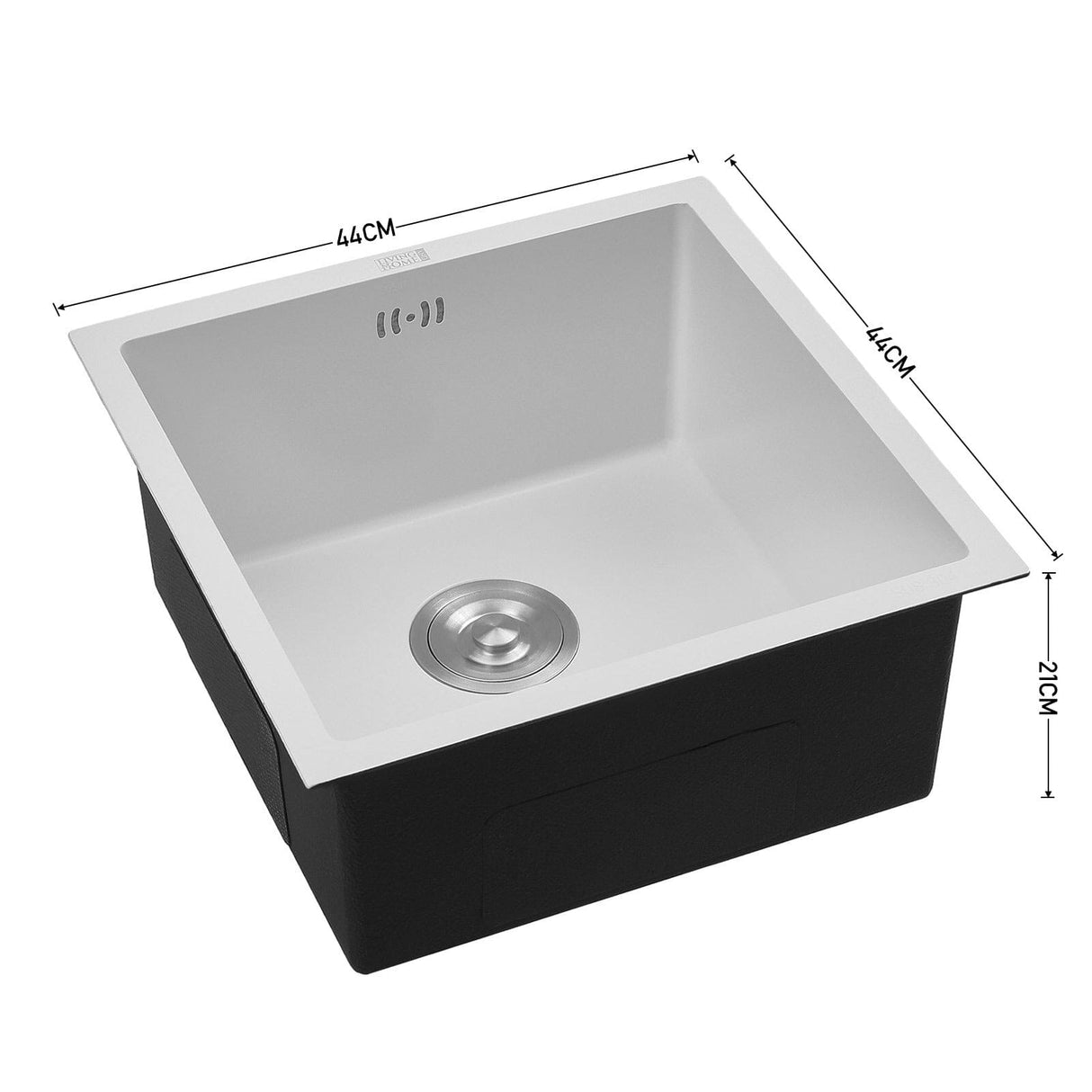Drop-in Kitchen Sink, Single Bowl Stainless Steel Sink Living and Home 