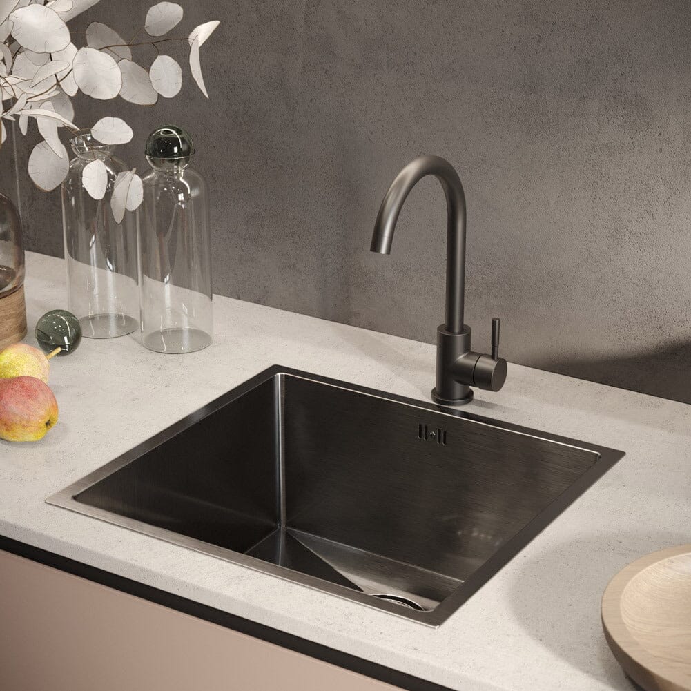 Drop-in Kitchen Sink, Single Bowl Stainless Steel Sink Living and Home 