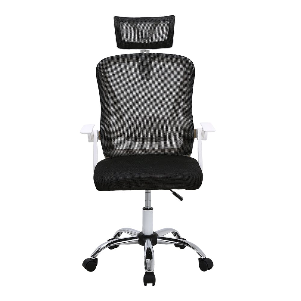 Executive High-Back Ergonomic Office Chair with Adjustable Headrest Living and Home 