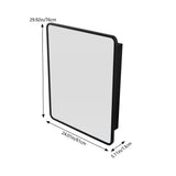 Surface Mount Rectangular Bathroom Storage Mirror Cabinet with Round Corner, DM0920 Living and Home 