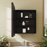 Surface Mount Rectangular Bathroom Storage Mirror Cabinet with Round Corner, DM0920 Living and Home 