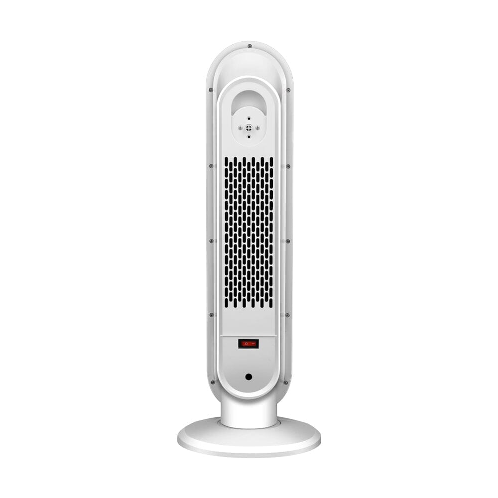 2ft H White Digital PTC Ceramic Heater with Remote Control Freestanding Patio Heaters Living and Home 