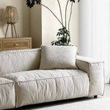 Cottonfy Elegant Linen Tofu Block Fabric Down Sofa Cottonfy UK 