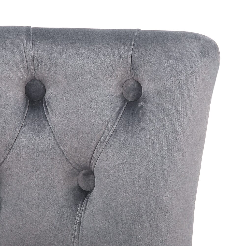 Modern Upholstered Buttoned Stool for Dressing Table Cocktail Chairs Living and Home 