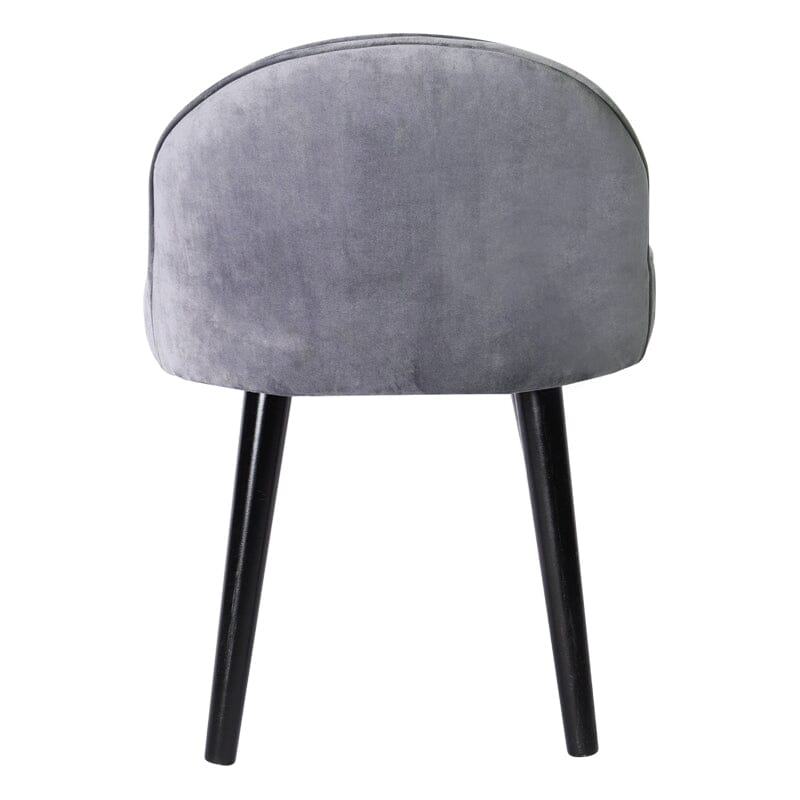 Modern Velvet Dressing Table Stool with Solid Wood Legs Cocktail Chairs Living and Home 