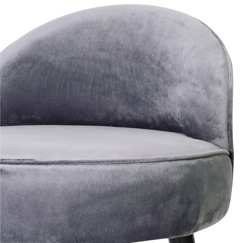 Modern Velvet Dressing Table Stool with Solid Wood Legs Cocktail Chairs Living and Home 