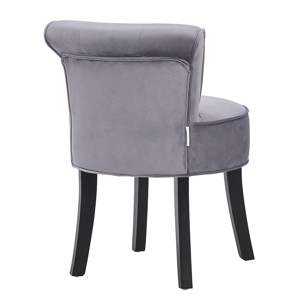 Modern Upholstered Buttoned Stool for Dressing Table Cocktail Chairs Living and Home 