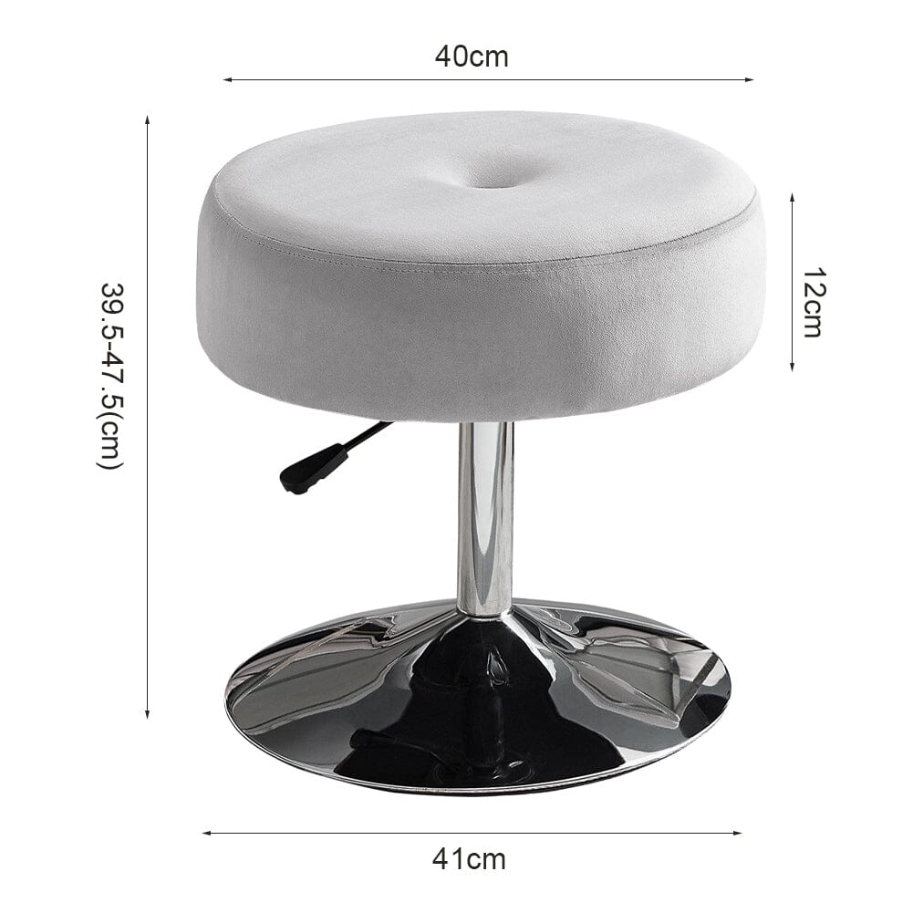 Adjustable Velvet Ottoman with Lift Function Living Room Chairs Living and Home 