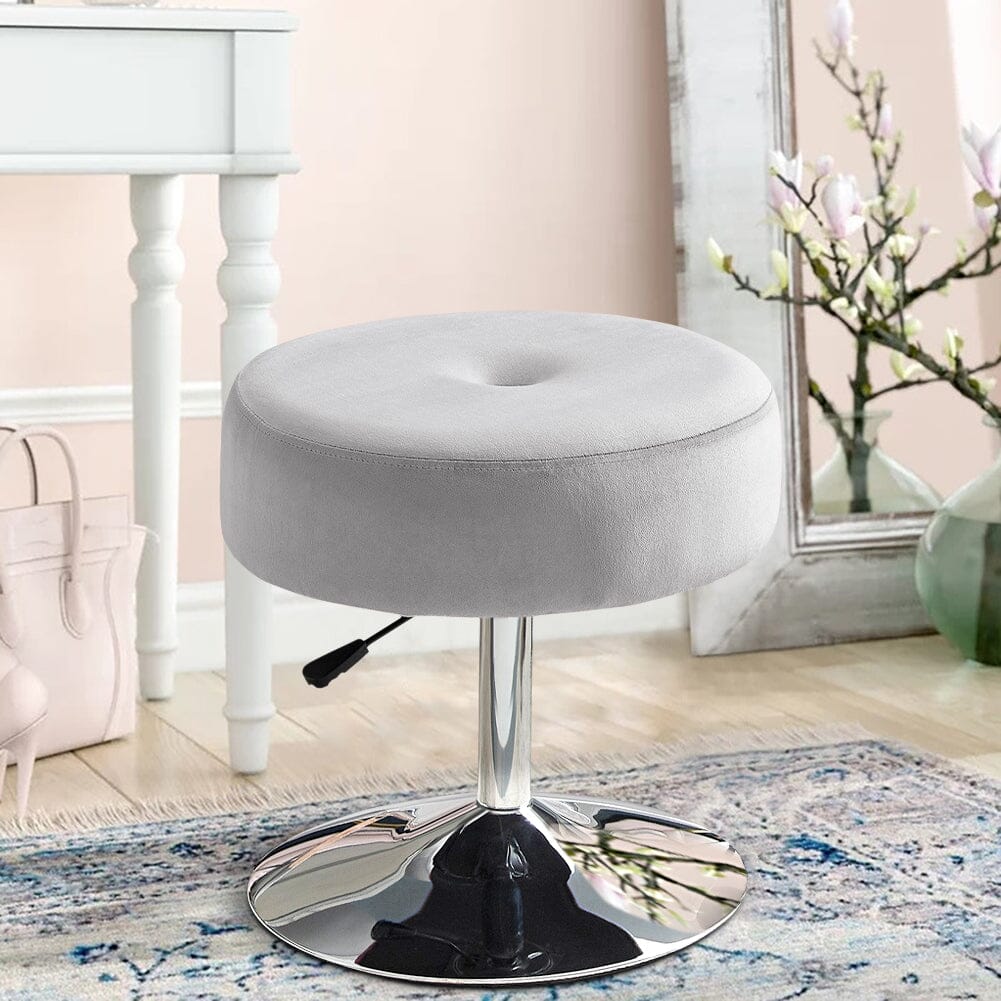 Adjustable Velvet Ottoman with Lift Function Living Room Chairs Living and Home 