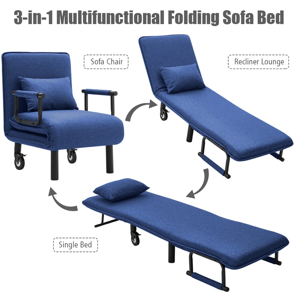 3-in-1, 5-in-1 Lounge and Sofa Bed with Pillow Sofa Beds Living and Home 