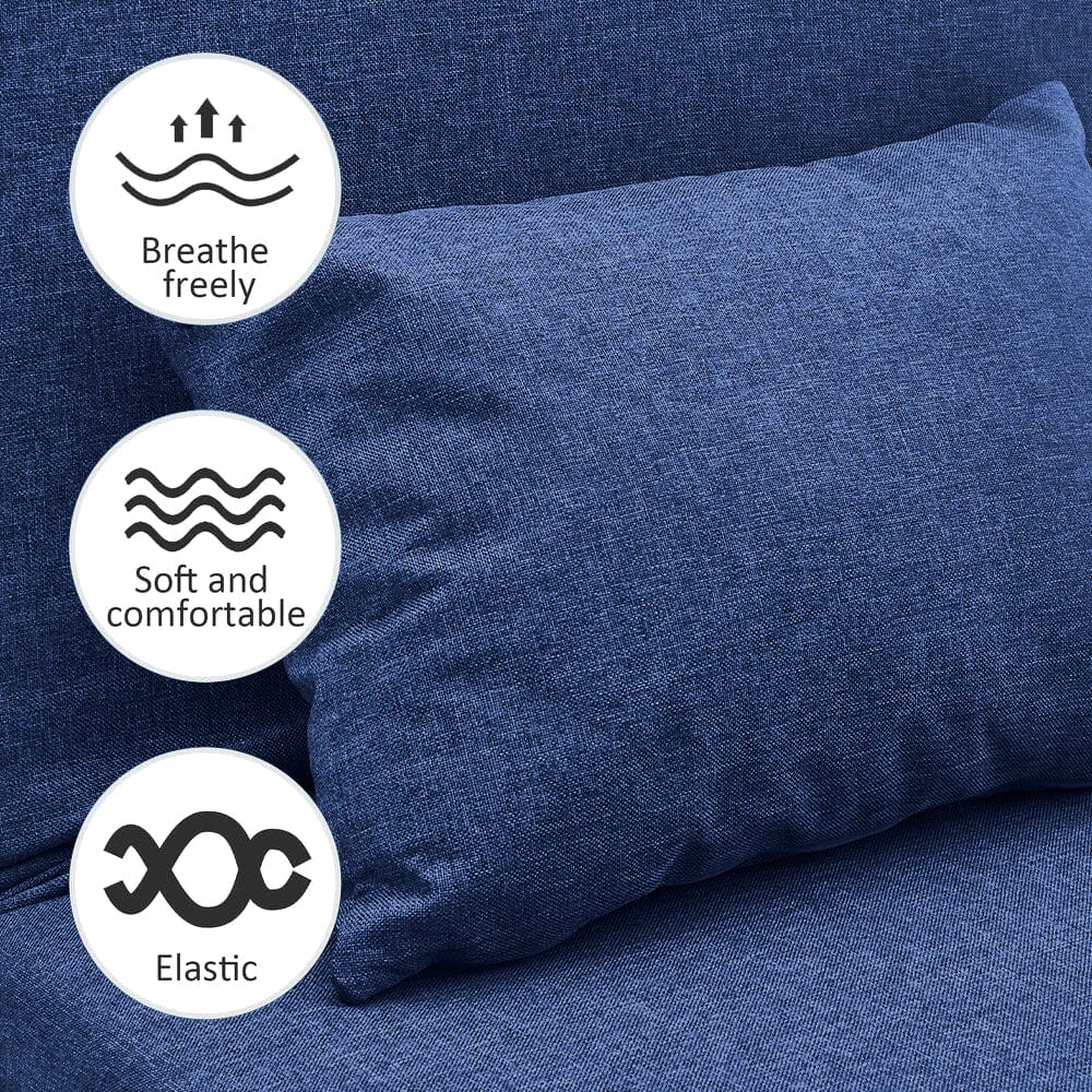 3-in-1, 5-in-1 Lounge and Sofa Bed with Pillow Sofa Beds Living and Home 