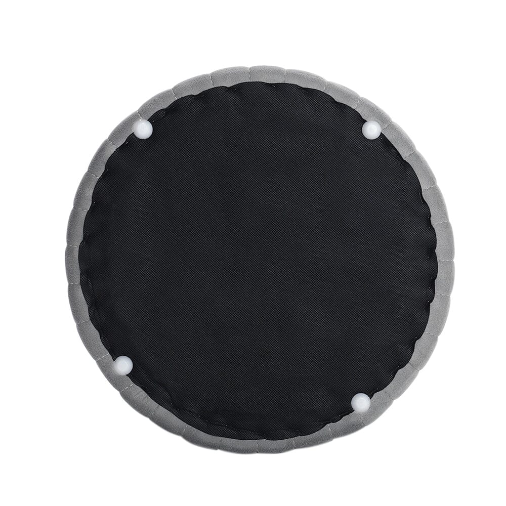 Diameter 40cm Round Pouf Footstool Velvet Ottoman Footstools Living and Home 