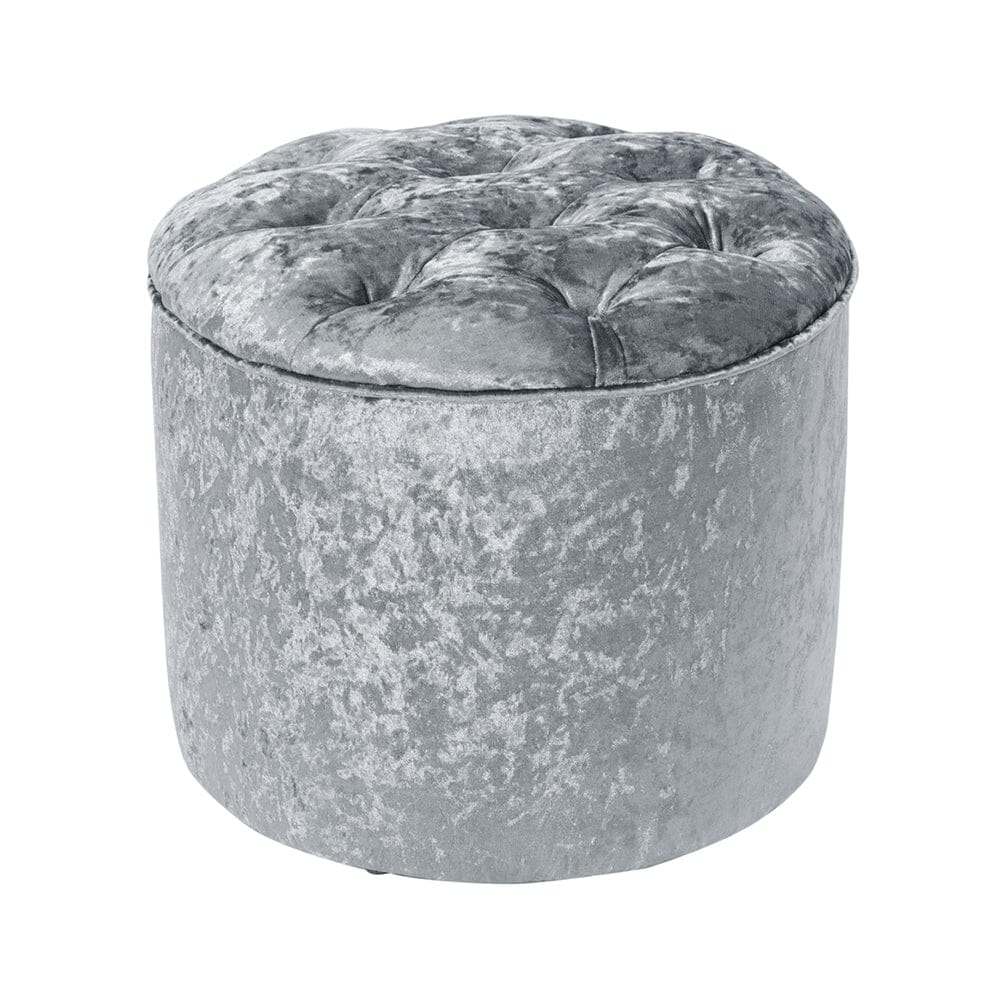 Rheinland Black Footstool Living and Home 
