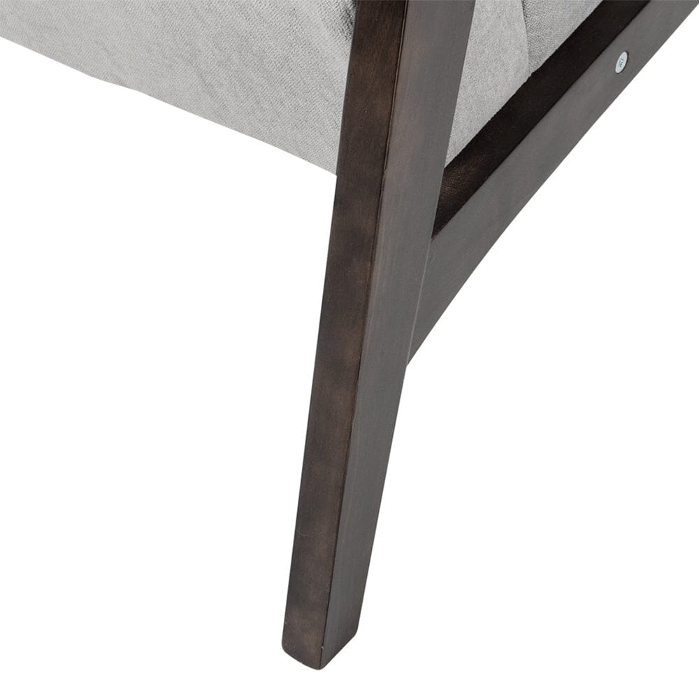 Solid Wooden Frame Upholstered Tufted Armchair Armchair Living and Home 