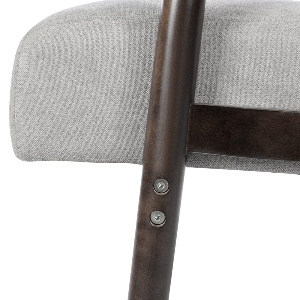 Solid Wooden Frame Upholstered Tufted Armchair Armchair Living and Home 