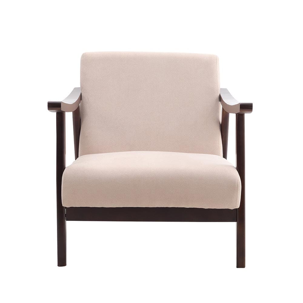 Direct Wooden Single Armchair Sofa Accent Chair Fabric Armchair Living and Home 