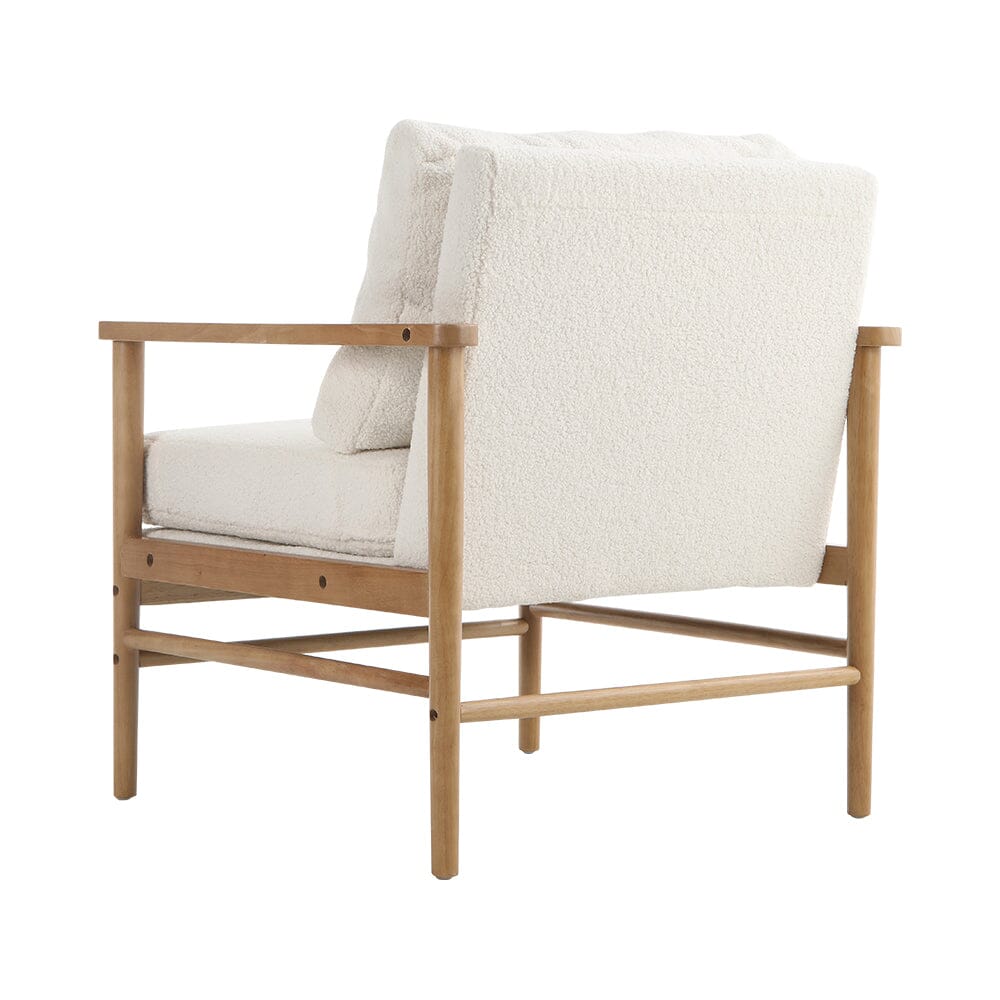 Direct Teddy Bear Fur Wooden Armchair Armchair Living and Home 