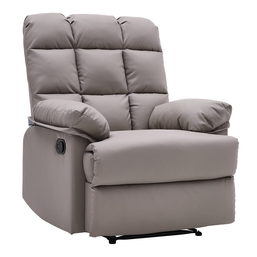 Faux Leather Upholstered Recliner Armchair Armchair Living and Home 