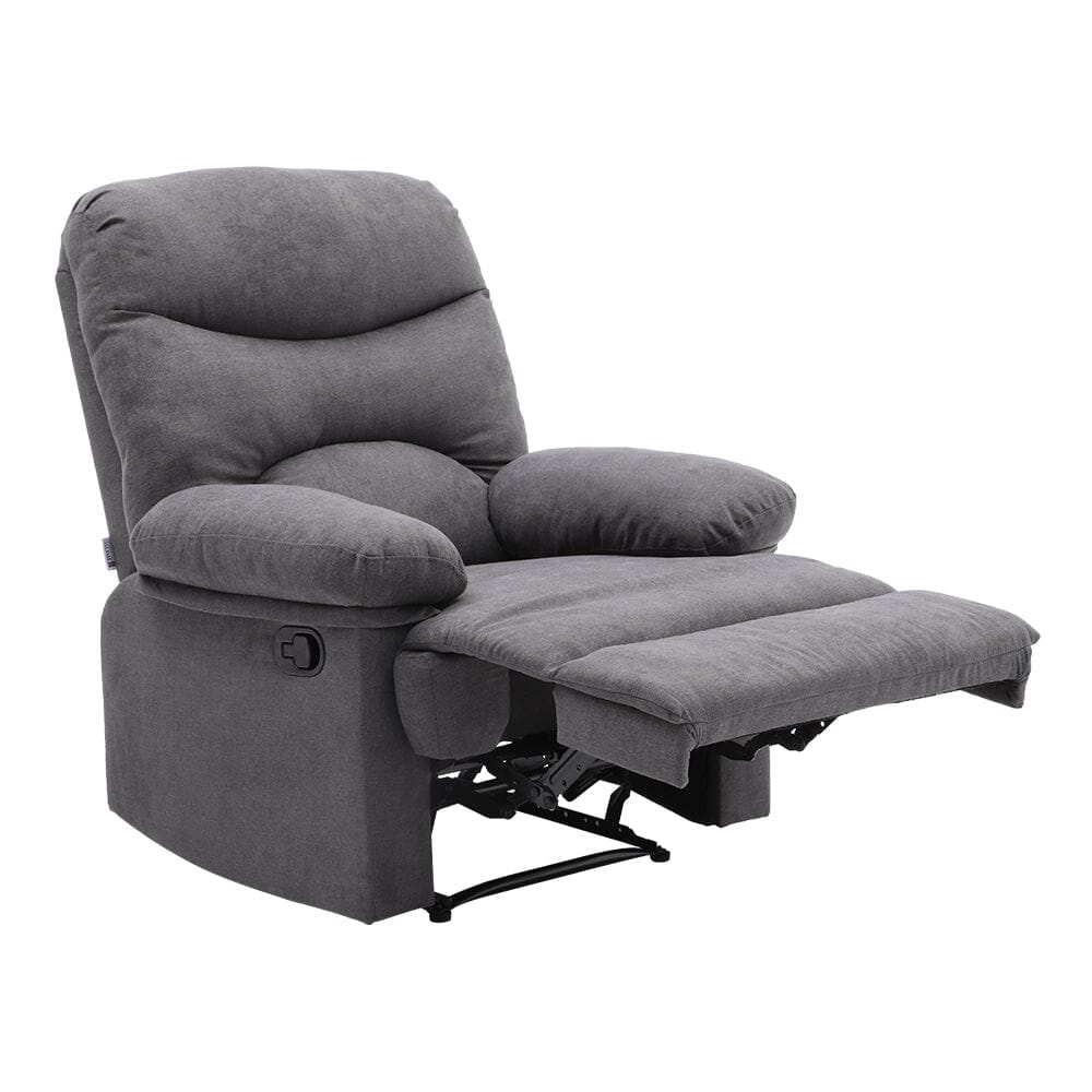 Faux Leather Upholstered Recliner Armchair Armchair Living and Home 