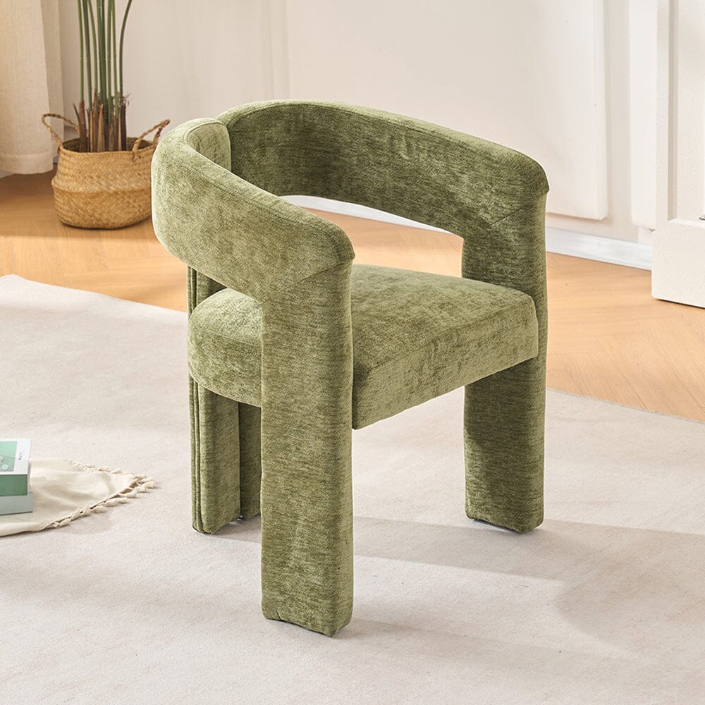 Chenille Leisure Chair Modern Home Seating Living and Home 