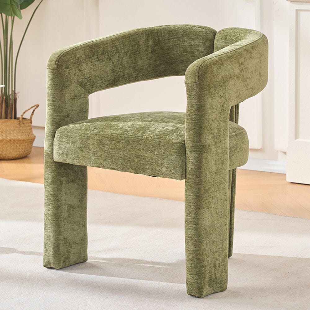 Chenille Leisure Chair Modern Home Seating Living and Home 