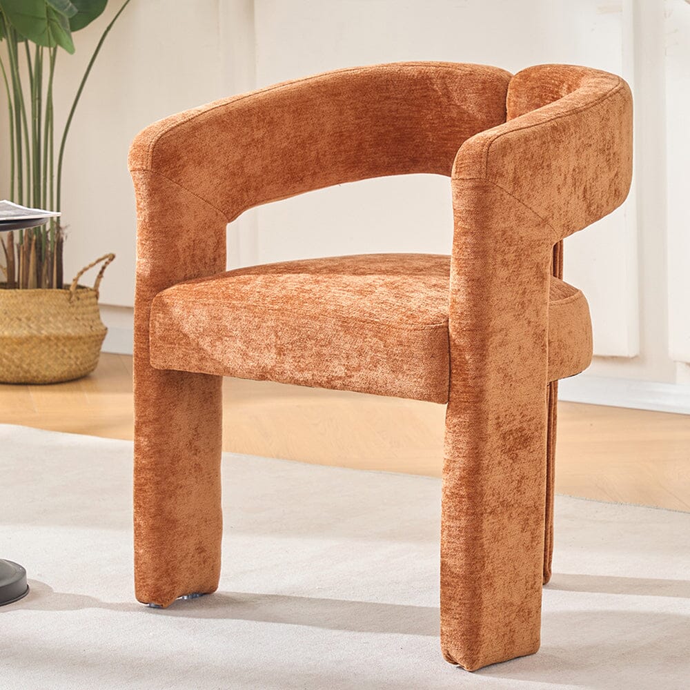 Chenille Leisure Chair Modern Home Seating Living and Home 
