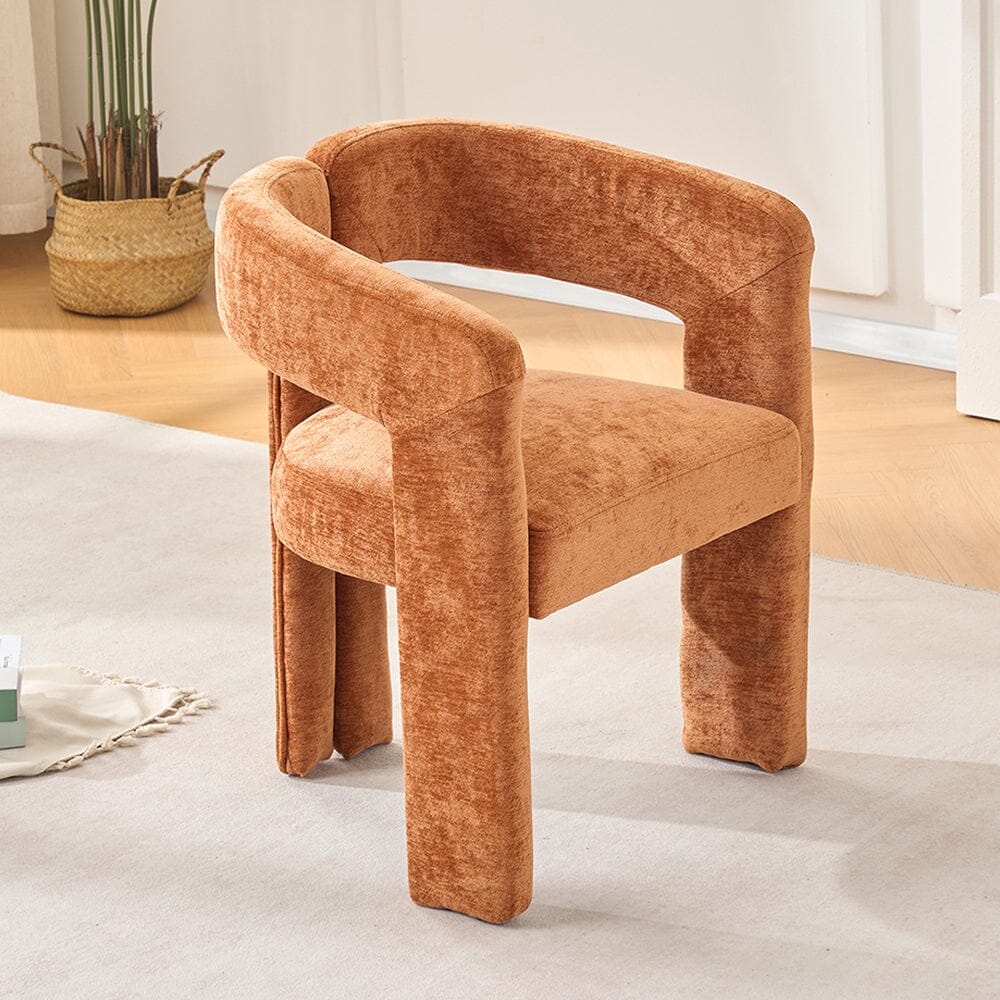 Chenille Leisure Chair Modern Home Seating Living and Home 