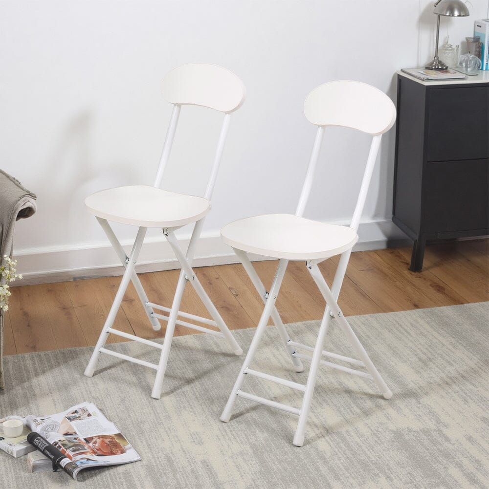 Portable Folding Dining Chair Compact Space Saving Seating Living and Home 