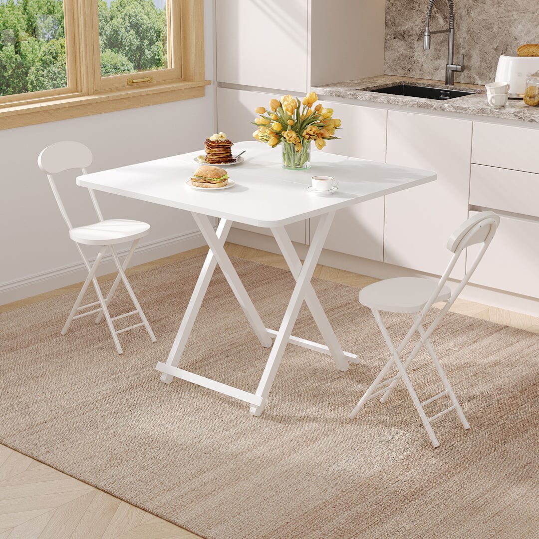 Portable Folding Dining Chair Compact Space Saving Seating Living and Home 