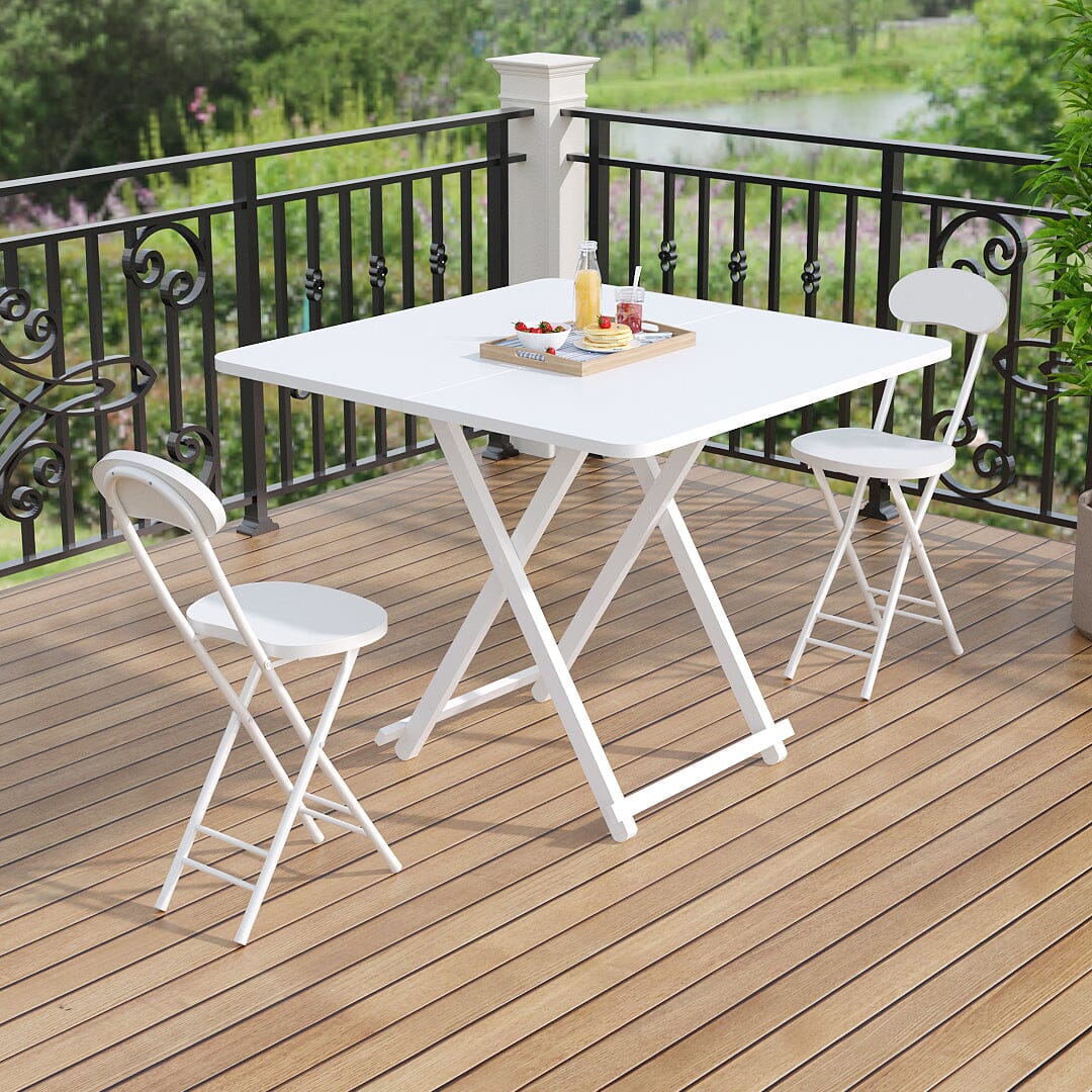 Portable Folding Dining Chair Compact Space Saving Seating Living and Home 