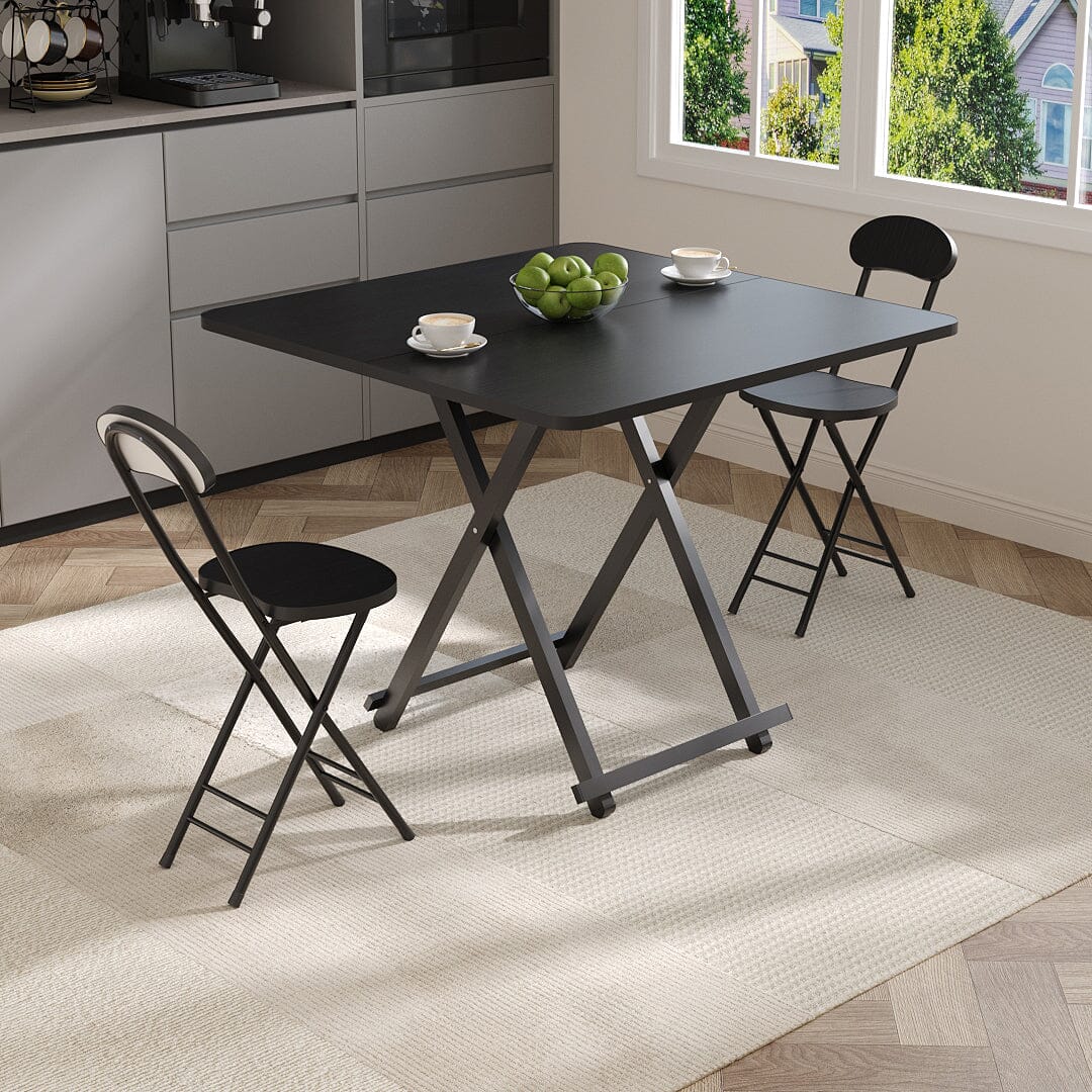 Portable Folding Dining Chair Compact Space Saving Seating Living and Home 