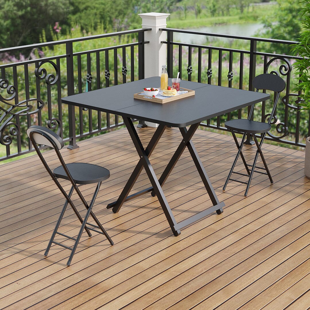 Portable Folding Dining Chair Compact Space Saving Seating Living and Home 