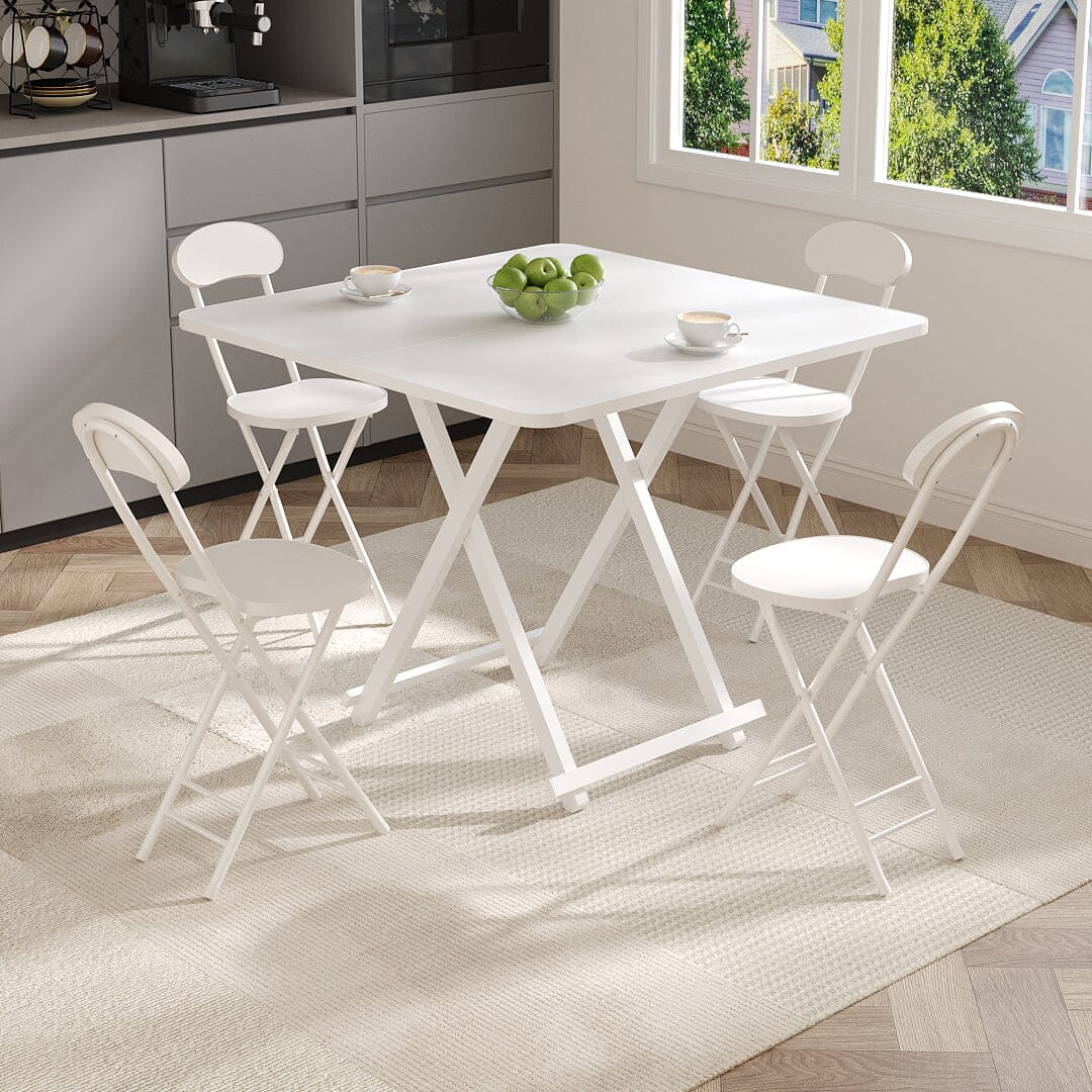 Portable Folding Dining Chair Compact Space Saving Seating Living and Home 