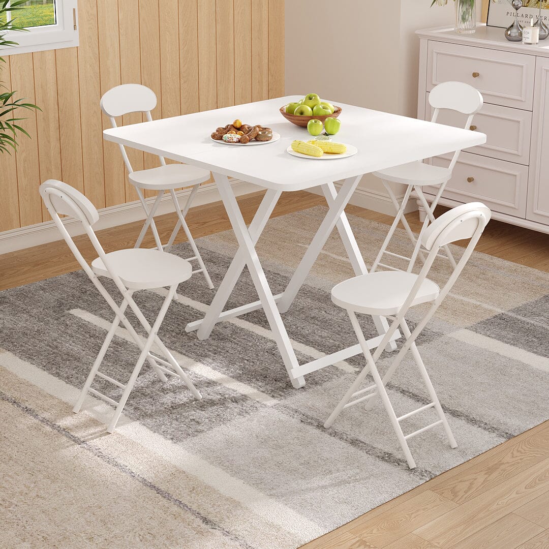 Portable Folding Dining Chair Compact Space Saving Seating Living and Home 