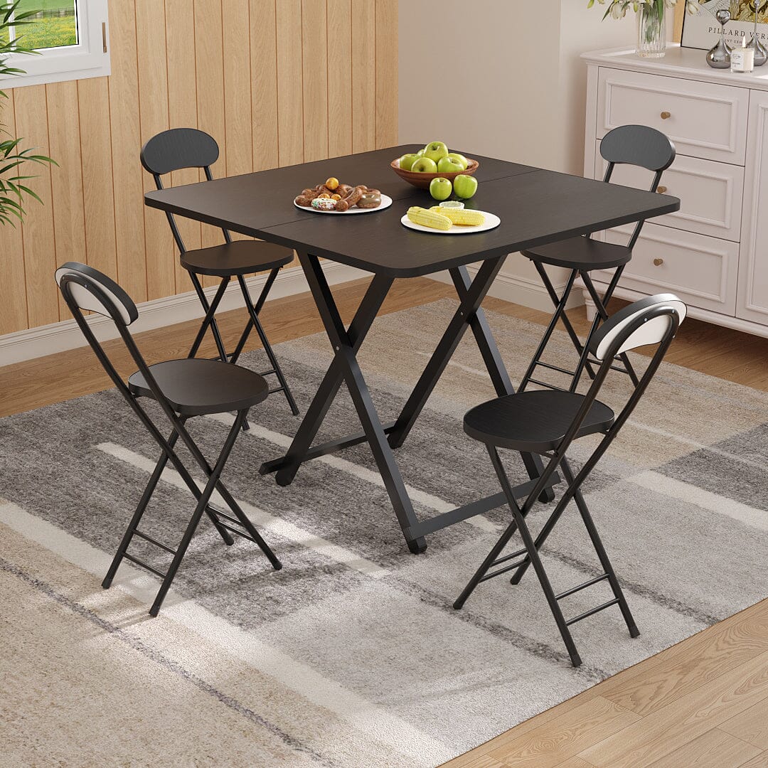 Portable Folding Dining Chair Compact Space Saving Seating Living and Home 