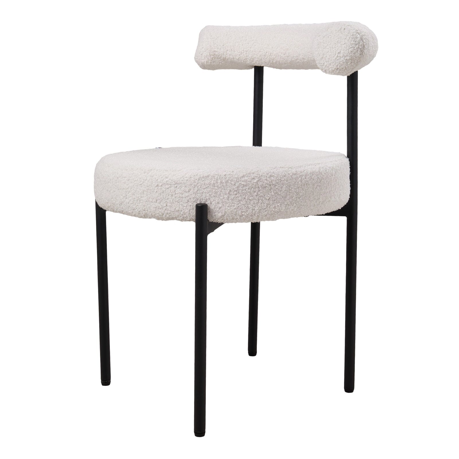 Sherpa Fabric Dining Chair Set Living and Home 