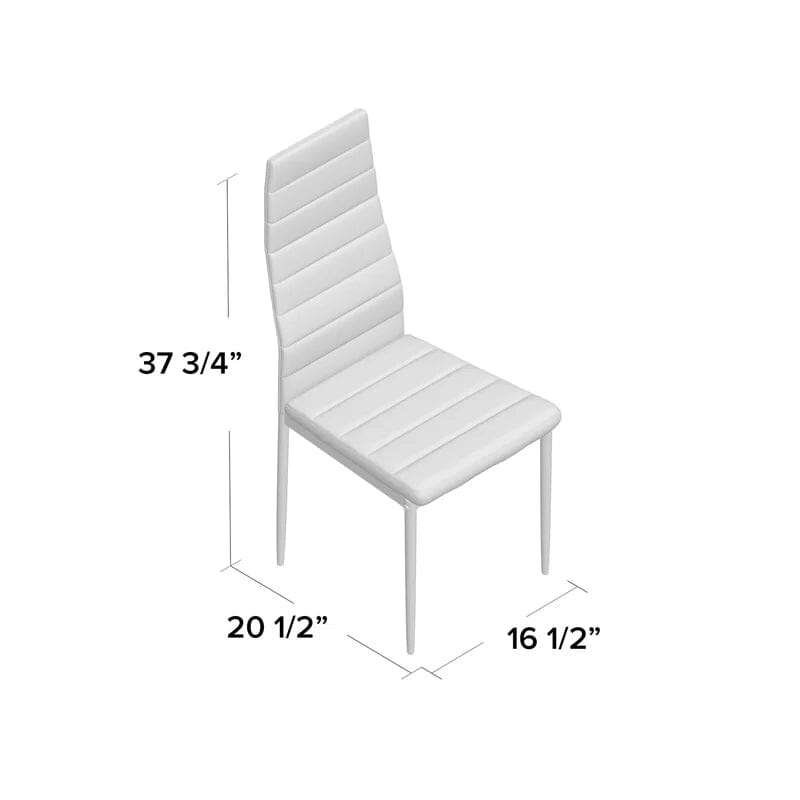 PU Leather Dining Chair Set Living and Home 