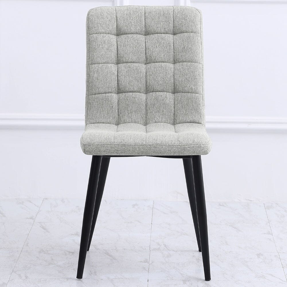 Linen Fabric Dining Chair Set Living and Home 