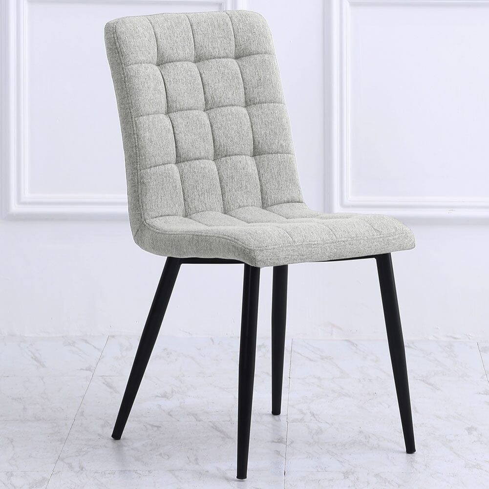 Linen Fabric Dining Chair Set Living and Home 