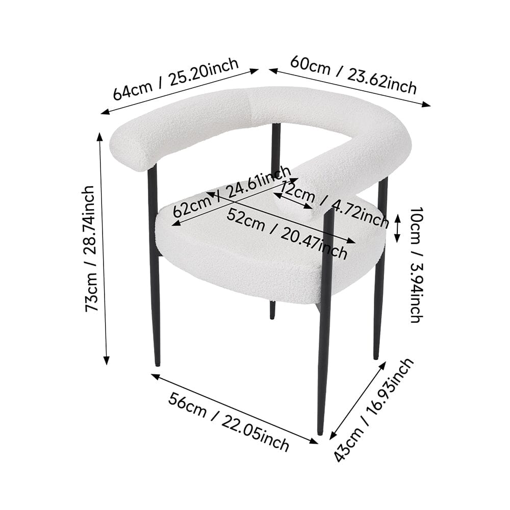 Velvet Dining Chair Set of 2 – Black Metal Legs Living and Home 