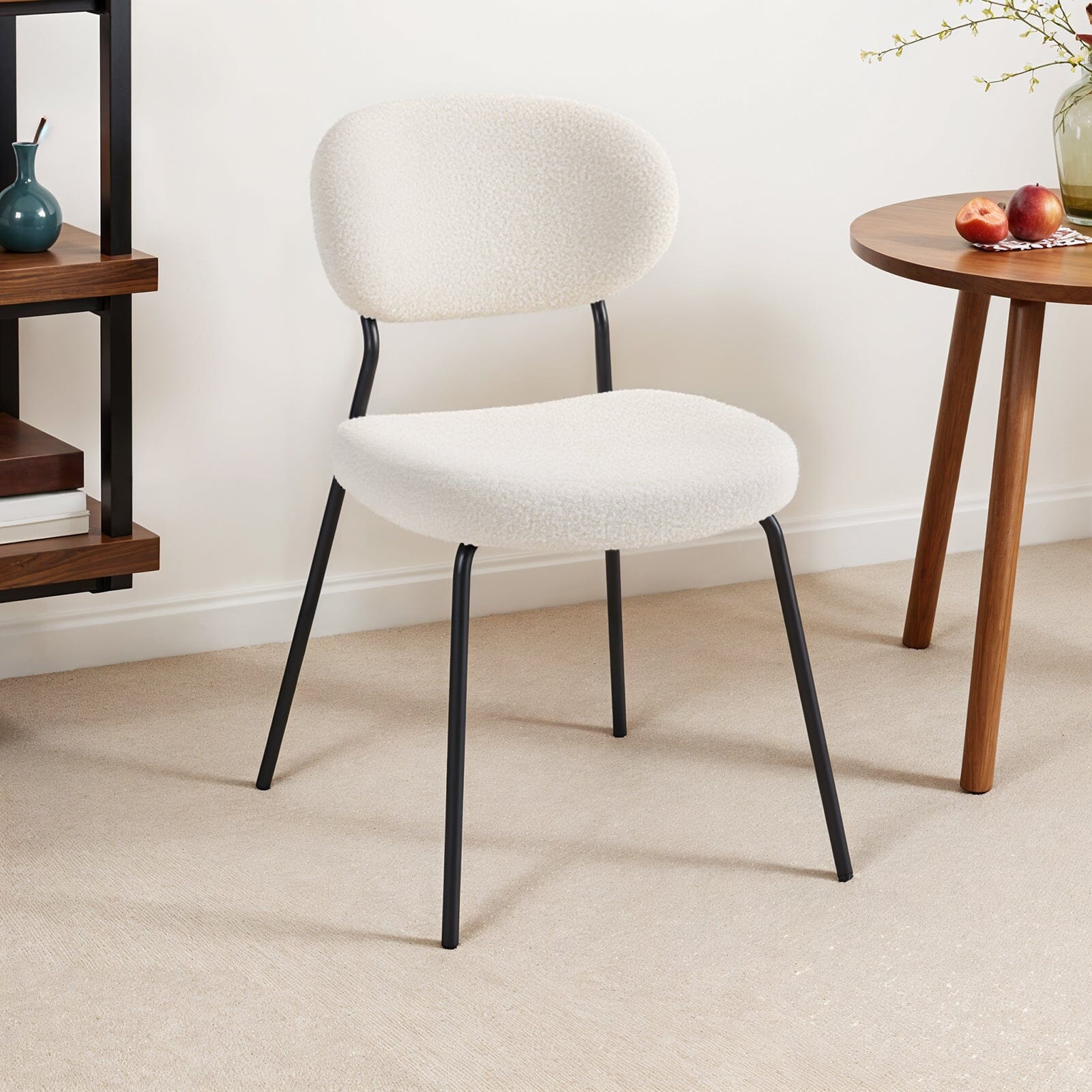 Teddy Fabric Dining Chair Set Living and Home 