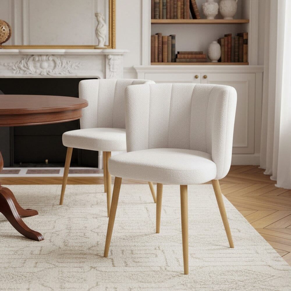 Modern Teddy Upholstered Dining Chair Set Living and Home 