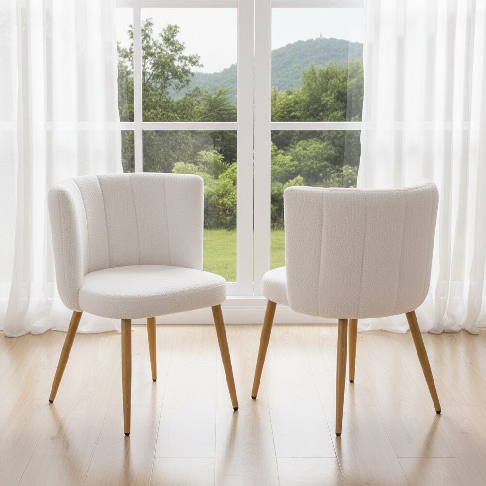 Modern Teddy Upholstered Dining Chair Set Living and Home 